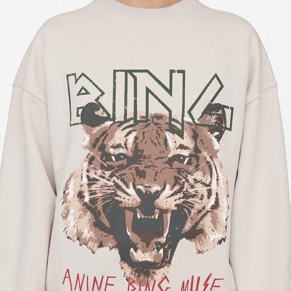 Anine Bing - tiger sweatshirt - large - Picture 2 of 4